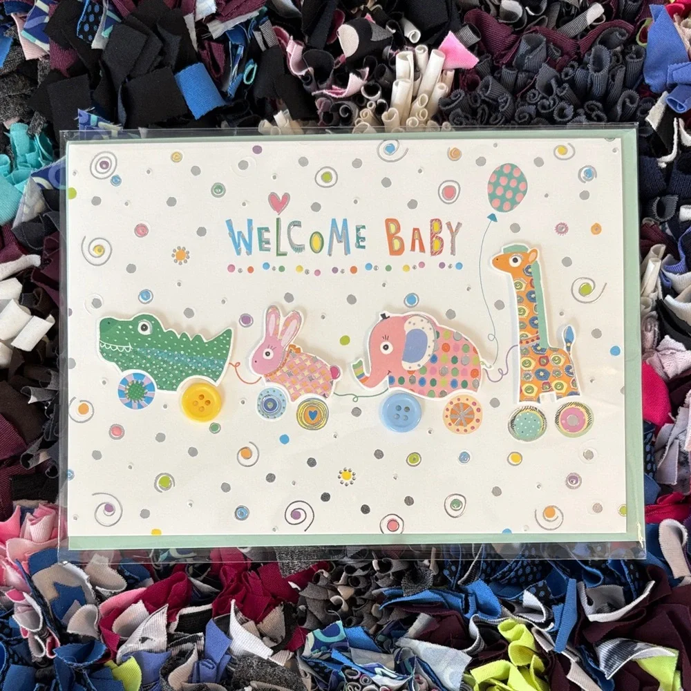 🆕Papyrus “Welcome Baby” Greeting Card